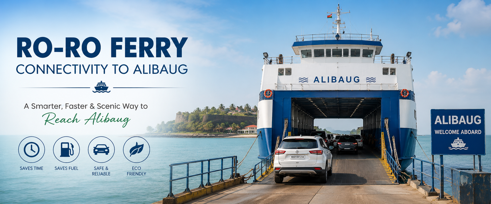 Ro-Ro Ferry Connectivity from Mumbai to Alibaug
