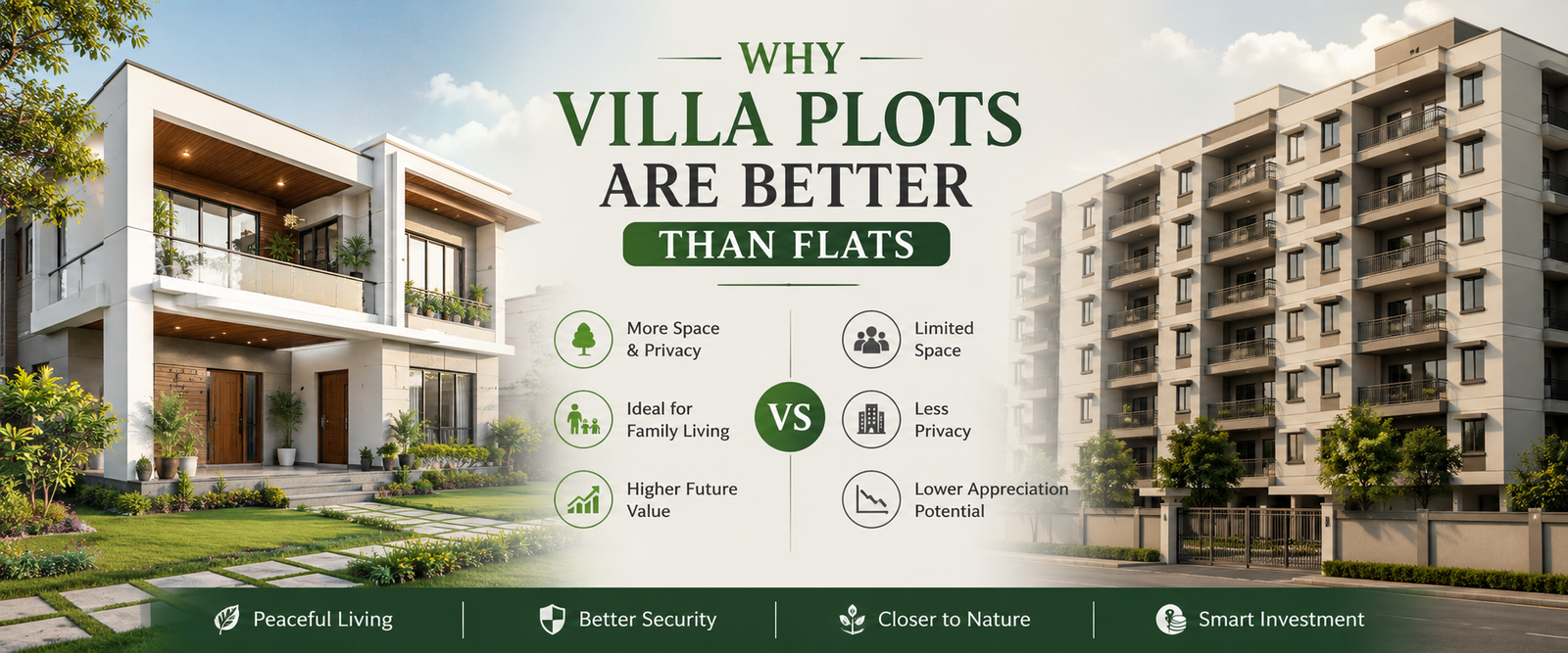 NITCO Violet Hill Alibaug Villa Plots vs Flats in Coastal Areas